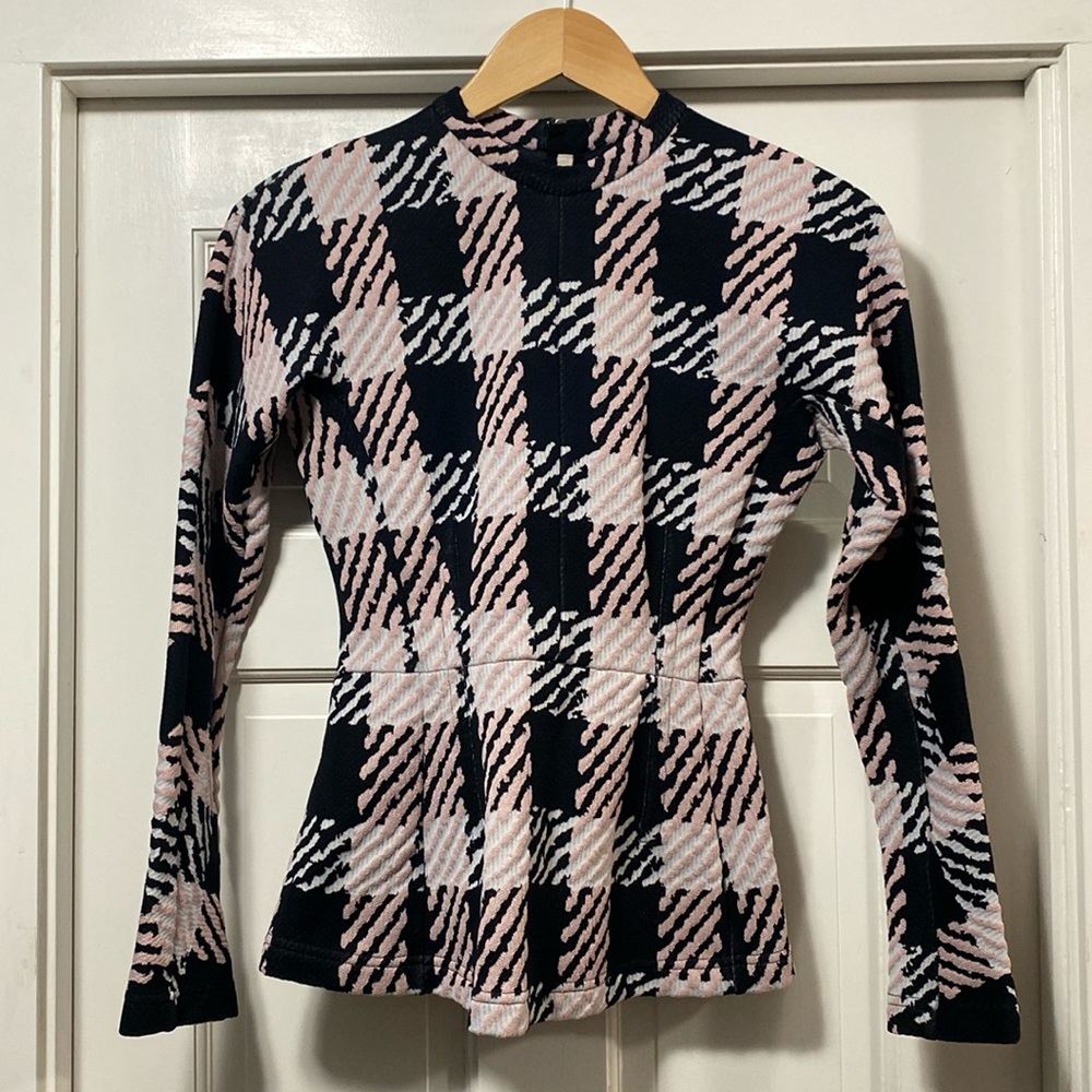 MARNI zip back fitted top